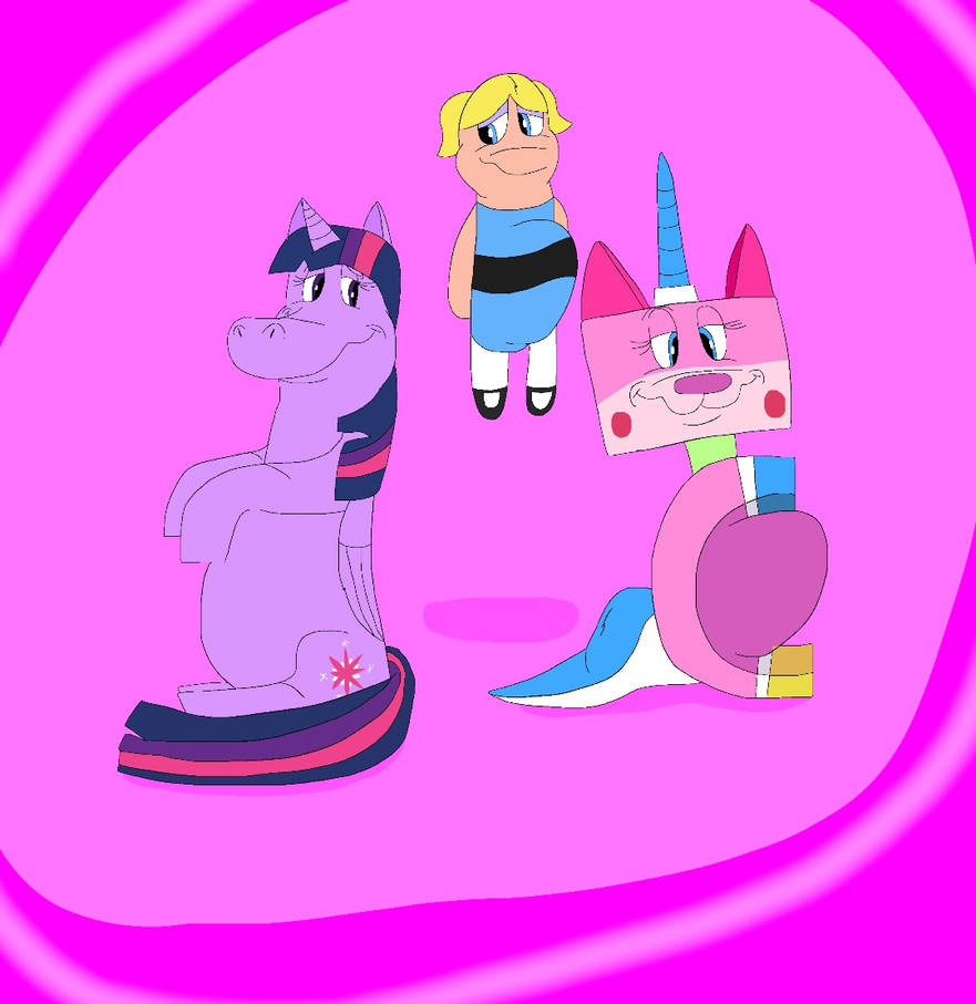 Belly stuffing games. Unikitty inflation.