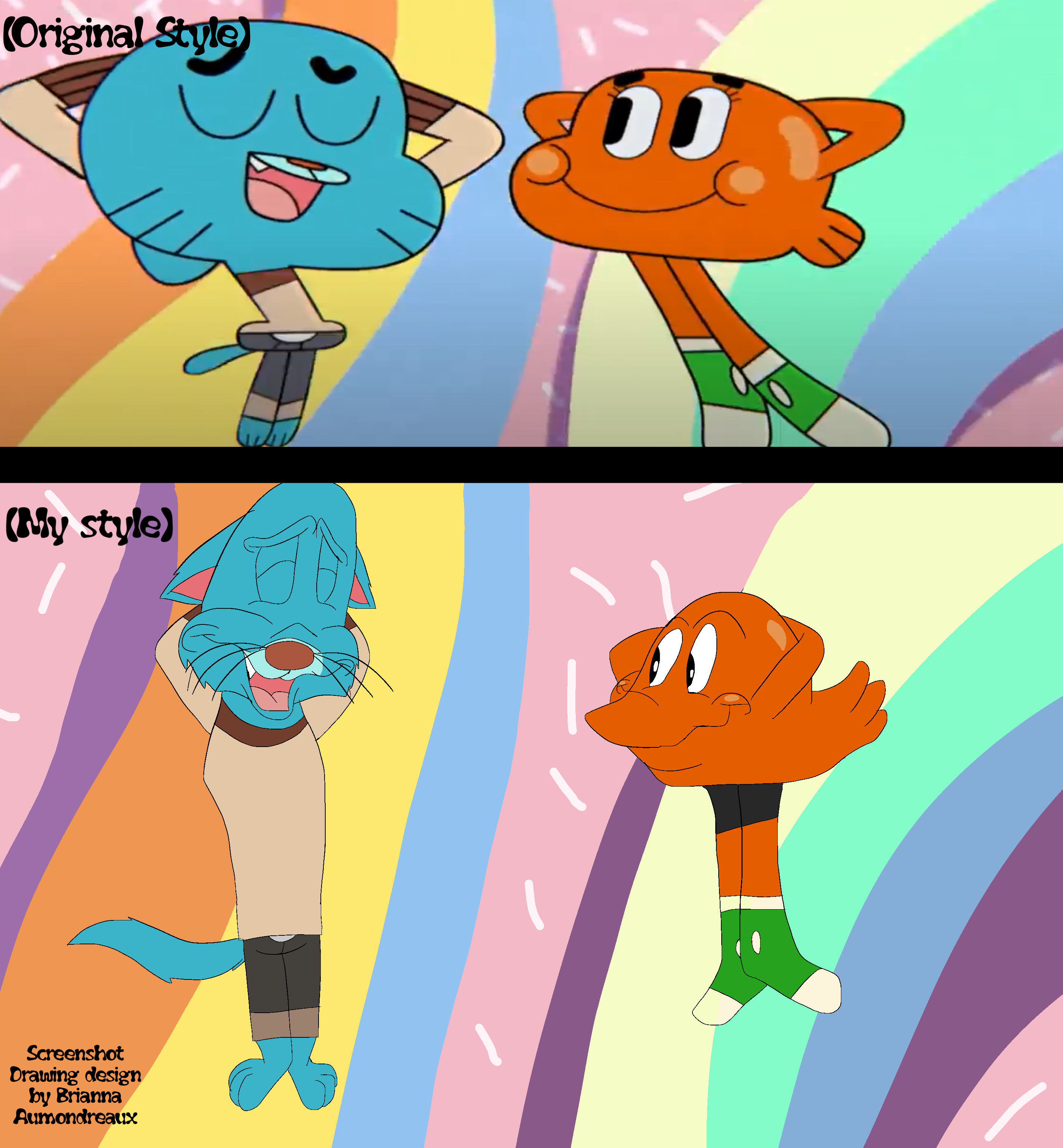 ArtStation - The Amazing World of Gumball in My Style