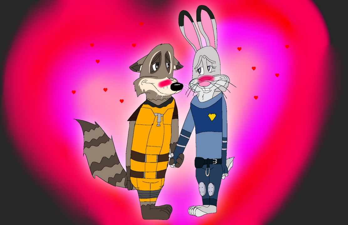 -The Rabbit and The Raccoon- by Beanie122001 on DeviantArt