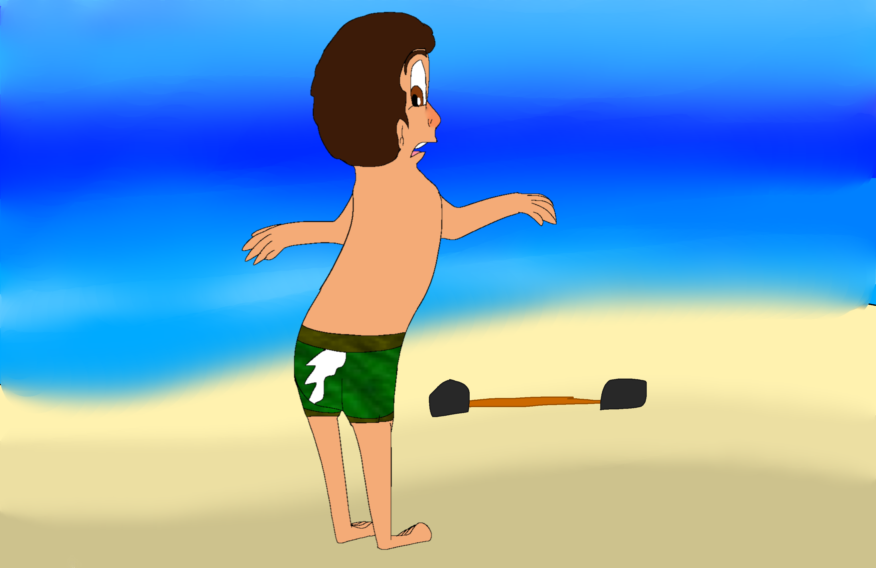 Mid Ripped Cartoon Ripped Pants Cartoon