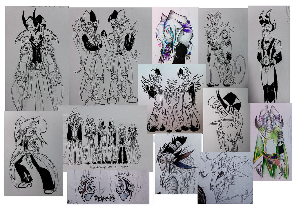 Moar Lineage Moar Sketches by SilverPsyched on DeviantArt