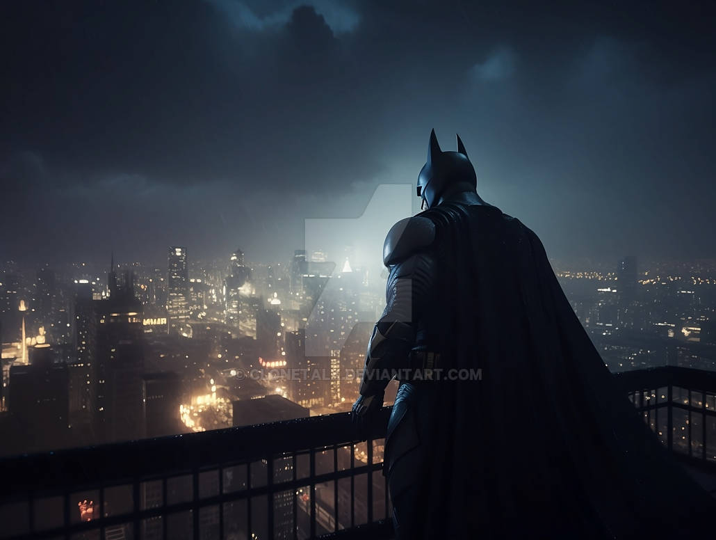 Batman Looking Over The City by CloneTalk on DeviantArt
