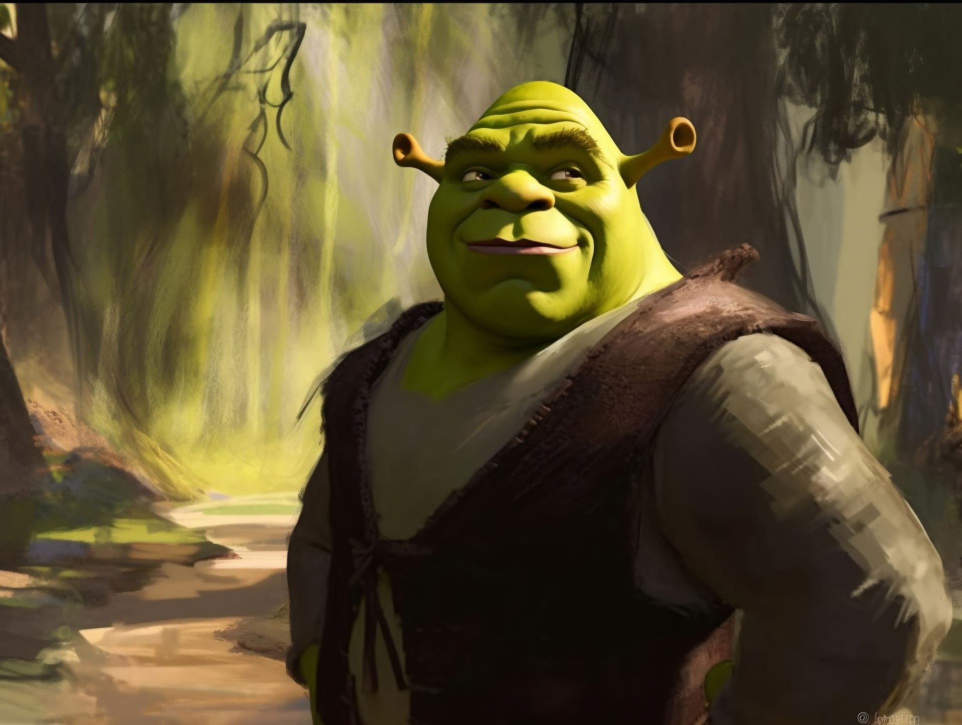 Shareak Shrek In His Swamp by CloneTalk on DeviantArt