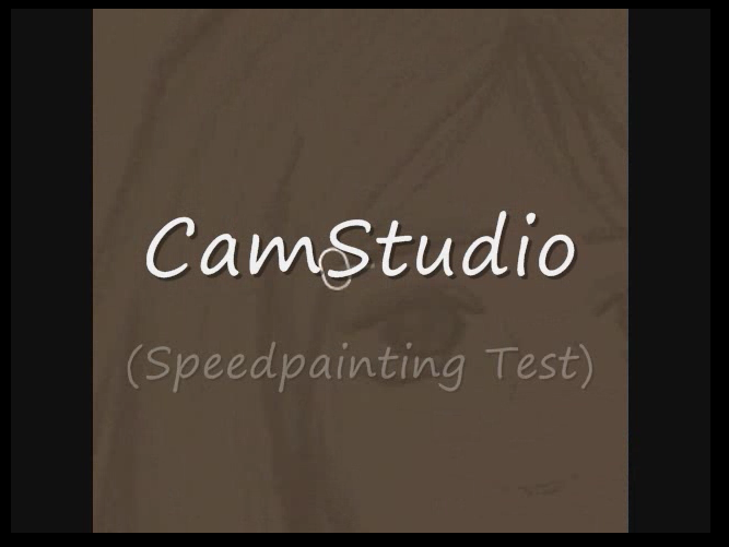 CamStudio Speedpainting Test