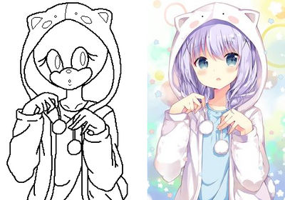 Cute Hoodie Anime To Sonic Base By Simplyfluff On Deviantart