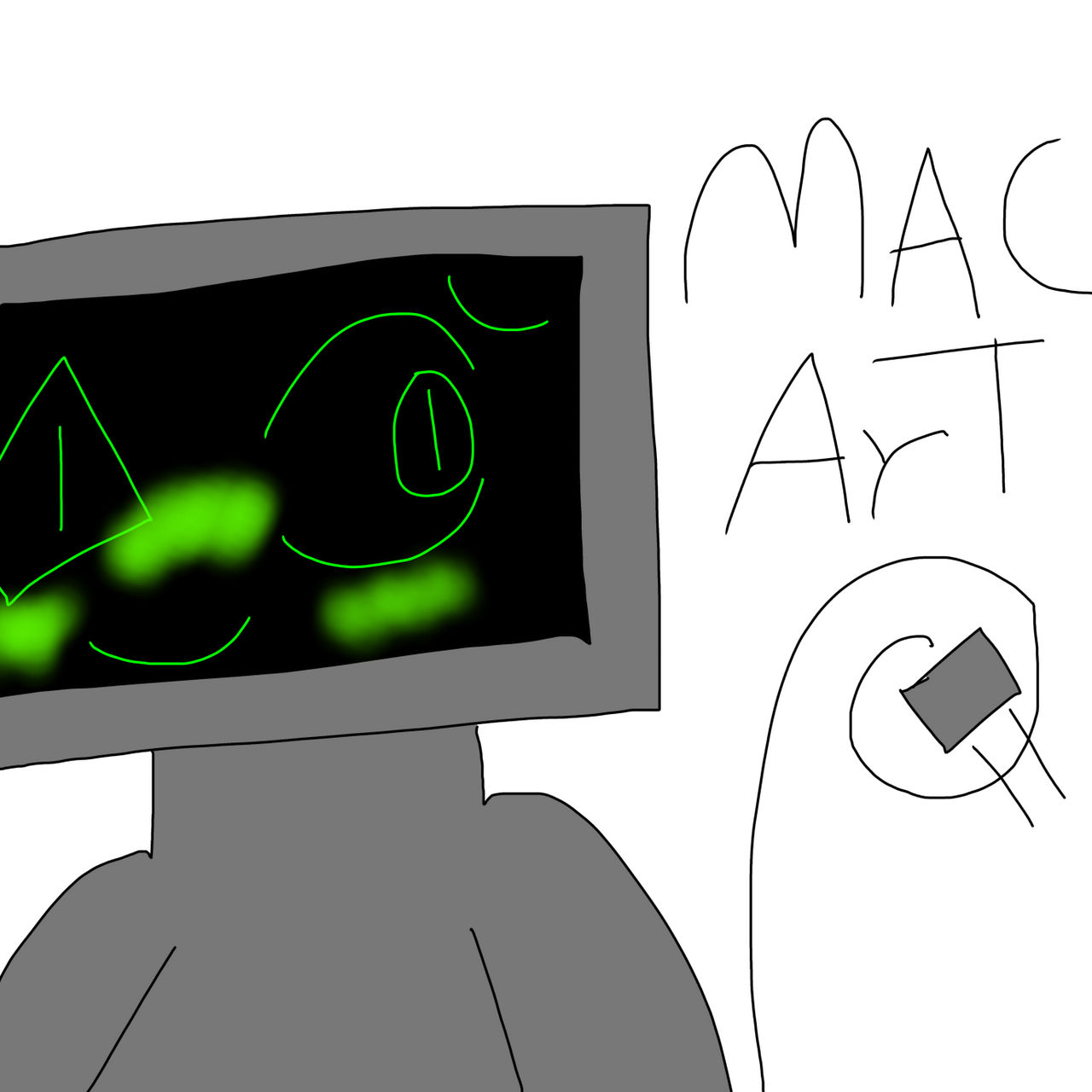 Gift to Mac art by iiLinuxos on DeviantArt