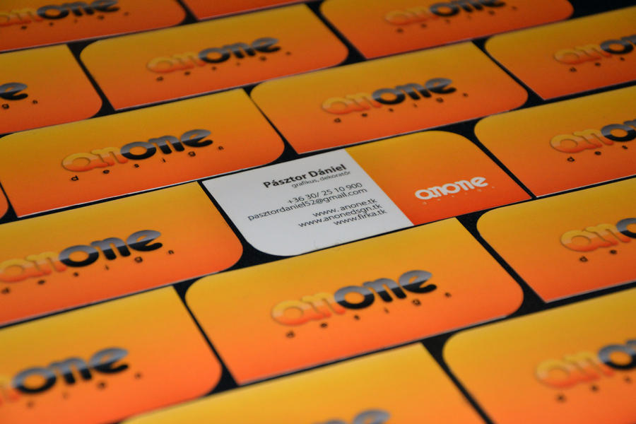 anone business card