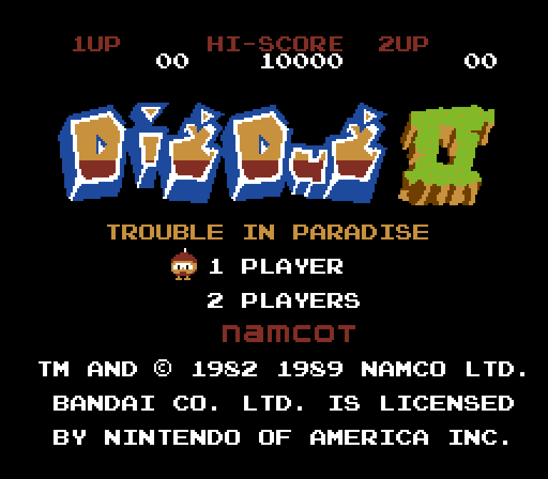 Dig dug discount nes