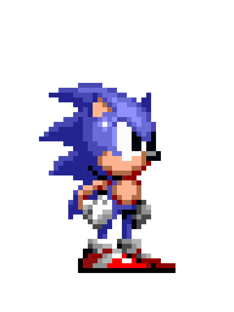 Mania Sonic's victory pose, but it's the original. by RetroReimagined ...