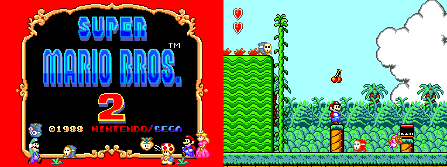 Mario bros 2 deals snes