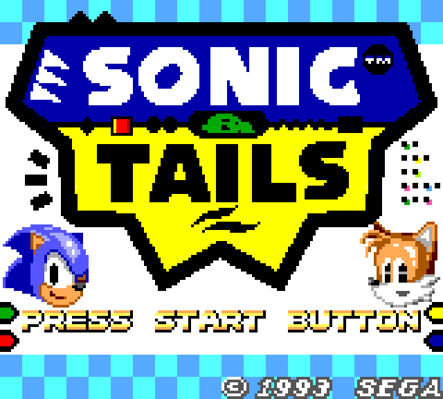 VideoGameArt&Tidbits on X: Tails artwork from Sonic the Hedgehog 2 (Game  Gear).  / X