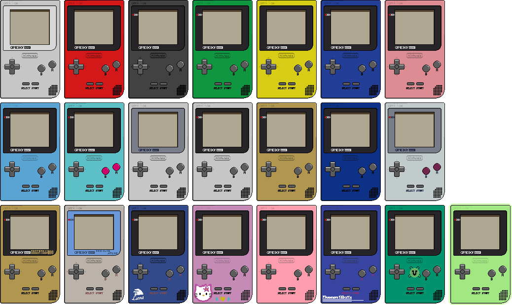 strække Defekt udvide Game Boy Pocket - (Most of the) Color Variations by RetroReimagined on  DeviantArt