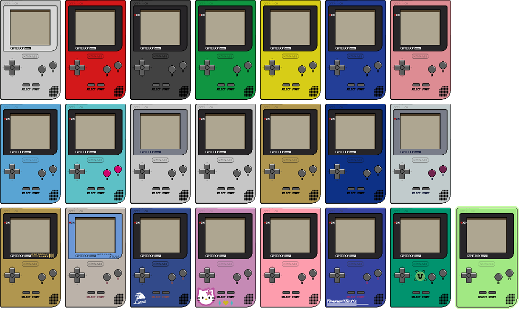 strække Defekt udvide Game Boy Pocket - (Most of the) Color Variations by RetroReimagined on DeviantArt strække Defekt udvide Game Boy Pocket - (Most of the) Color Variations by RetroReimagined on DeviantArt