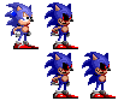 Sonic.exe full sprite sheet .:reuploaded:. by Johnny-HedgeWolf on DeviantArt