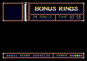 Sonic Mars (Unreleased 32X Game) - Main HUD