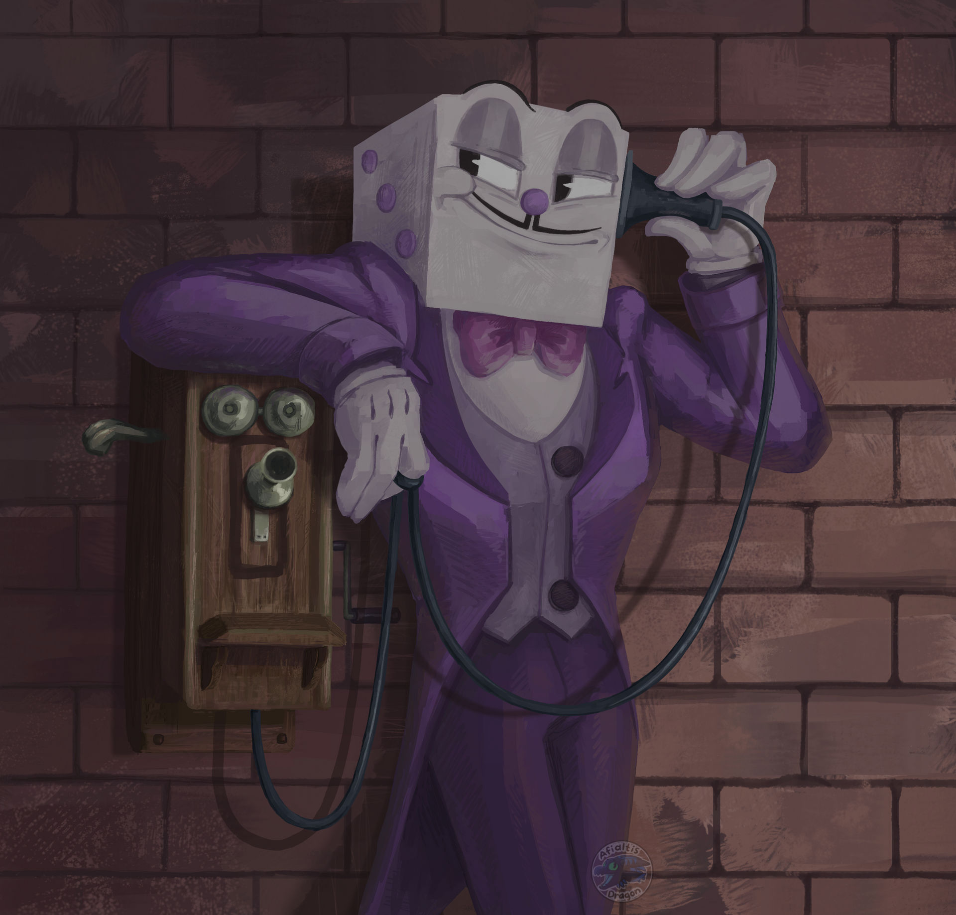 Image tagged with the cuphead show king dice art on Tumblr