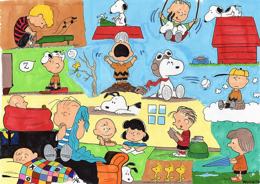 Peanuts Charlie Brown Friends By ChibiThekla On DeviantArt peanuts-charlie-brown-friends-by-chibithekla-on-deviantart