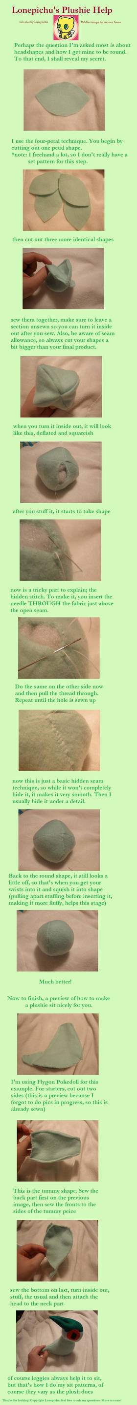 Plushie Tutorial 1 by Glacideas