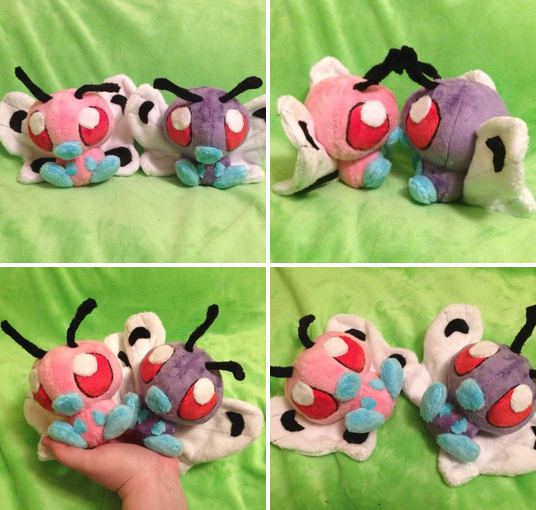 Pink butterfree plush sales