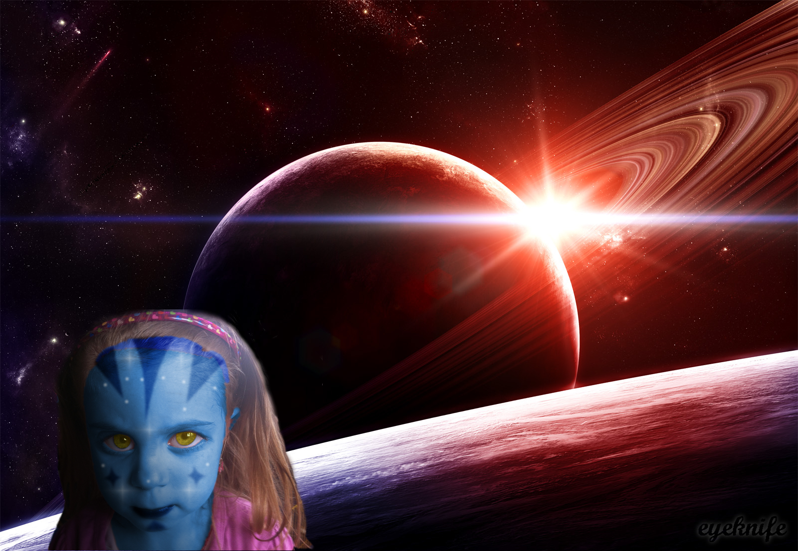 Daughter in space