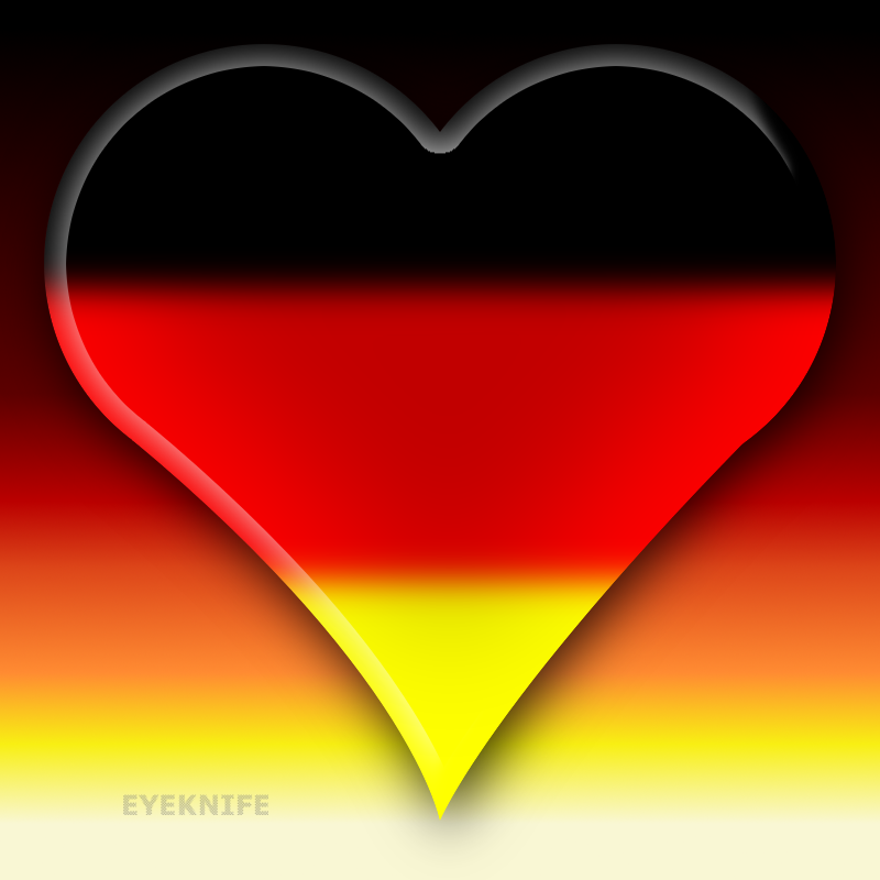 German Heart Flag