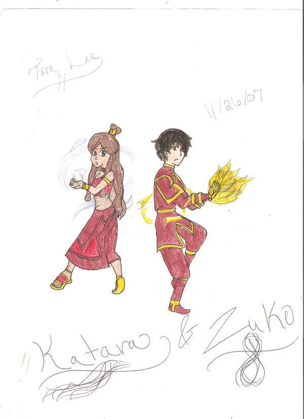 Zuko and Katara Firenation by Terrali on DeviantArt