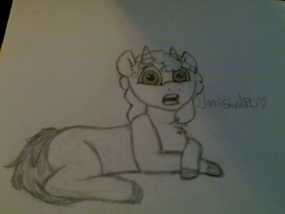 drawing of mine  she my silly pony :D