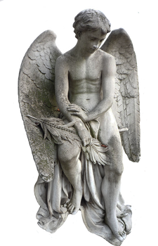 Angel statue stock PNG