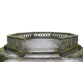 Circular balcony stock PNG