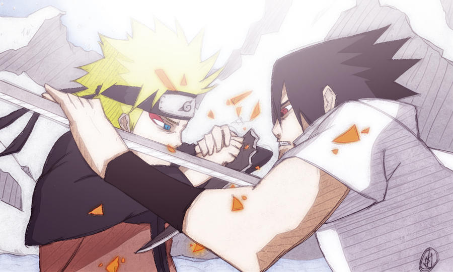 Sage Naruto Vs Sasuke