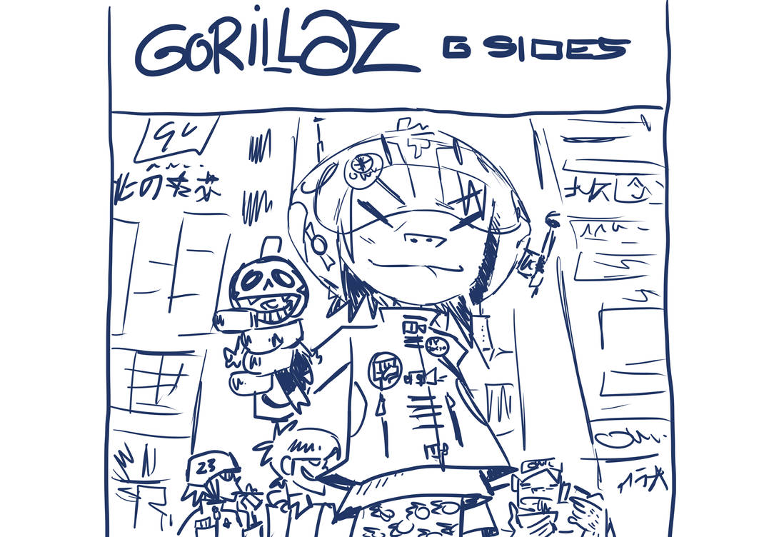 Gorillaz Draw Sketch by IvetteGimenez on DeviantArt