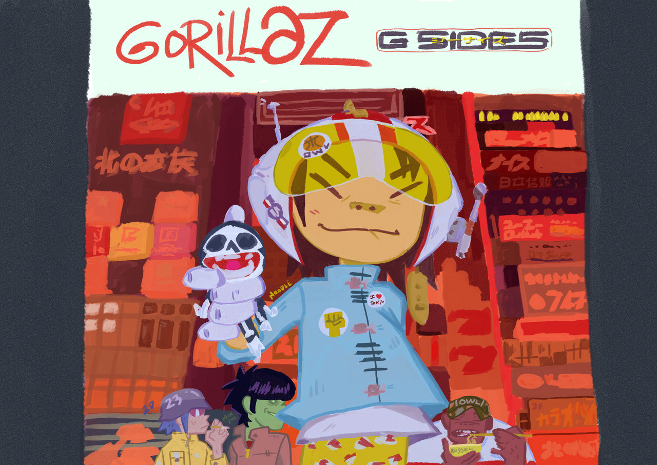 Gorillaz Draw by IvetteGimenez on DeviantArt