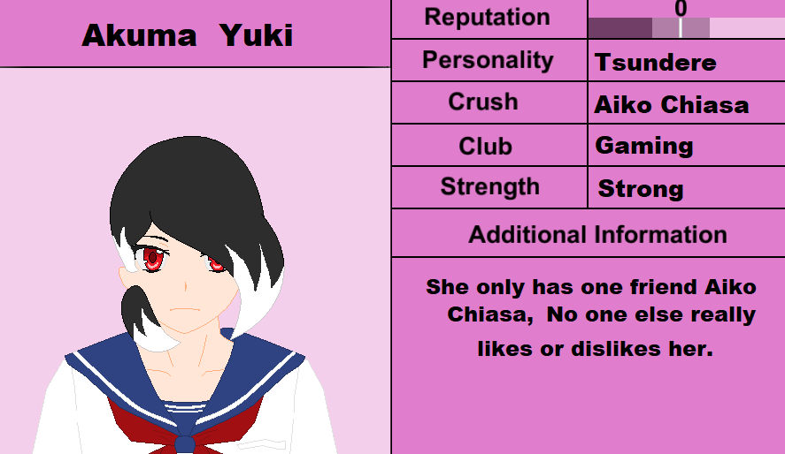 Yandere Sim OC by zero-fox-given777 on DeviantArt