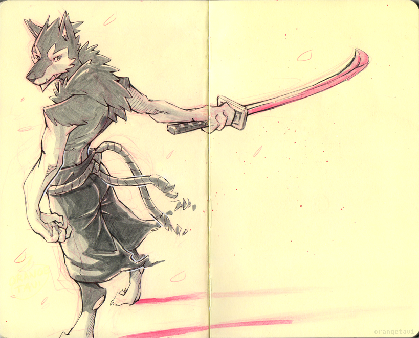 Husky Swordsman