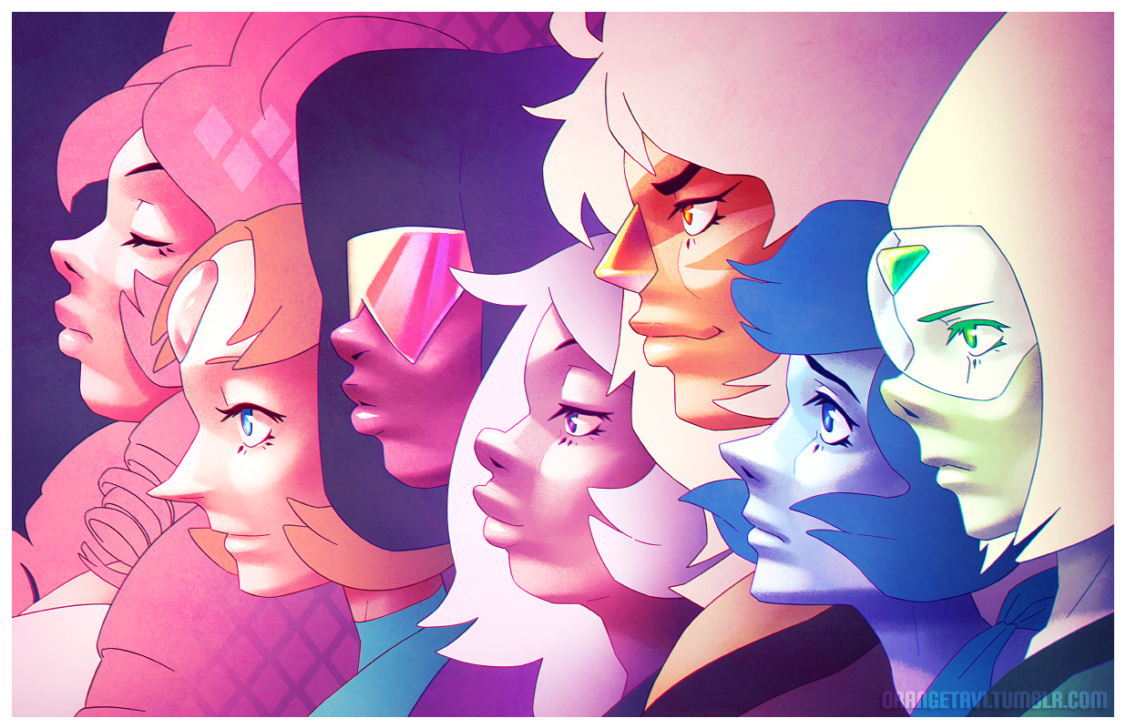 Gems of Steven Universe by Orangetavi