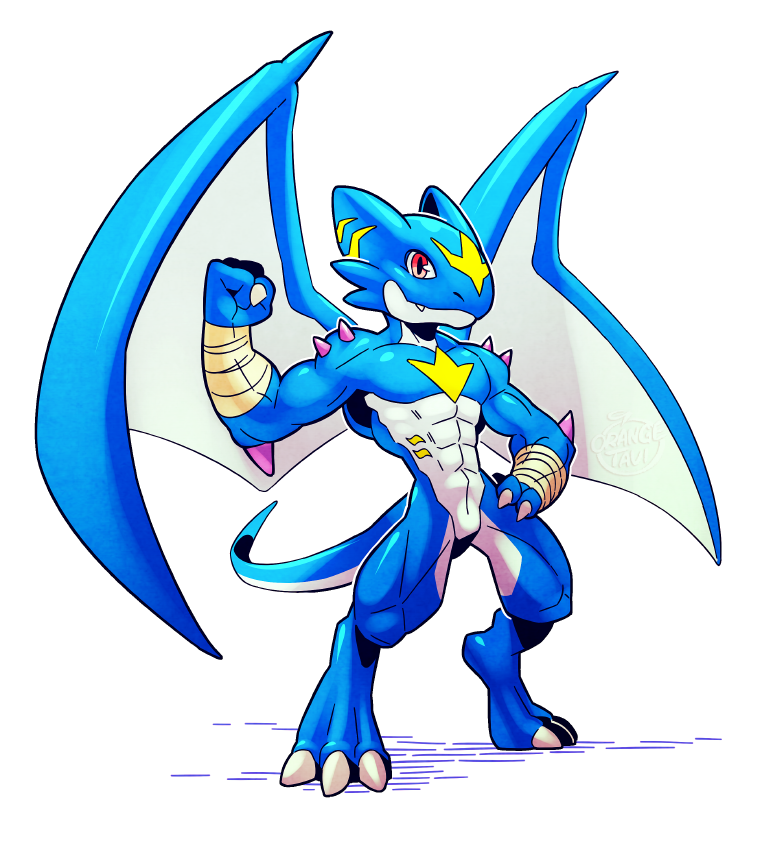 Flexing Dragon