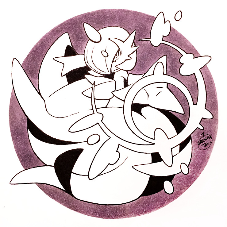 Inktober Day 18 - Mega Gardevoir