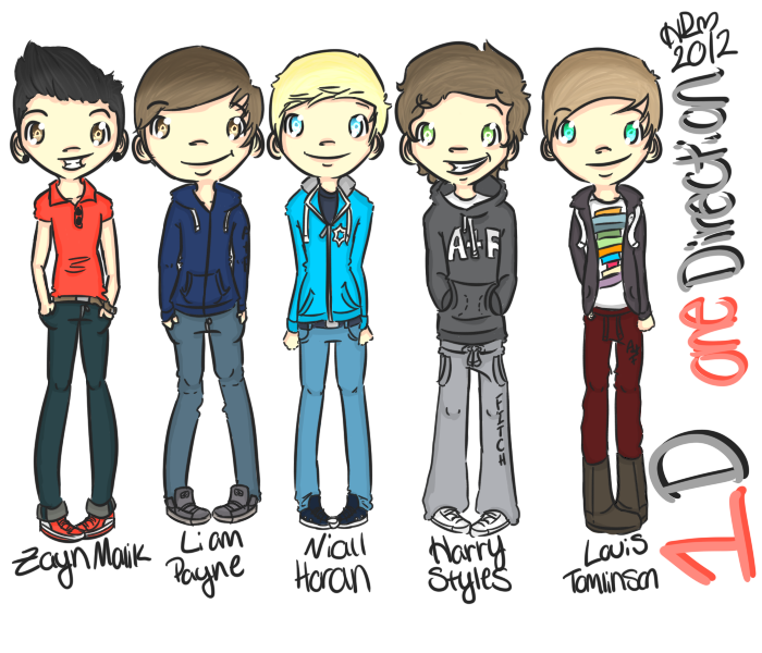 One Direction Deviantart One Direction by HannahRenae on DeviantArt