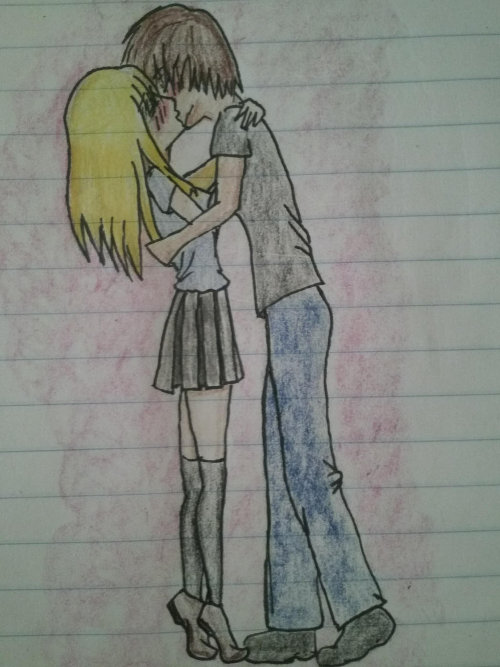 Short Girl And Tall Boy Kiss By Raven 635 On Deviantart
