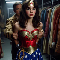 Wonder Girl - Captured Backstage at a Theatre