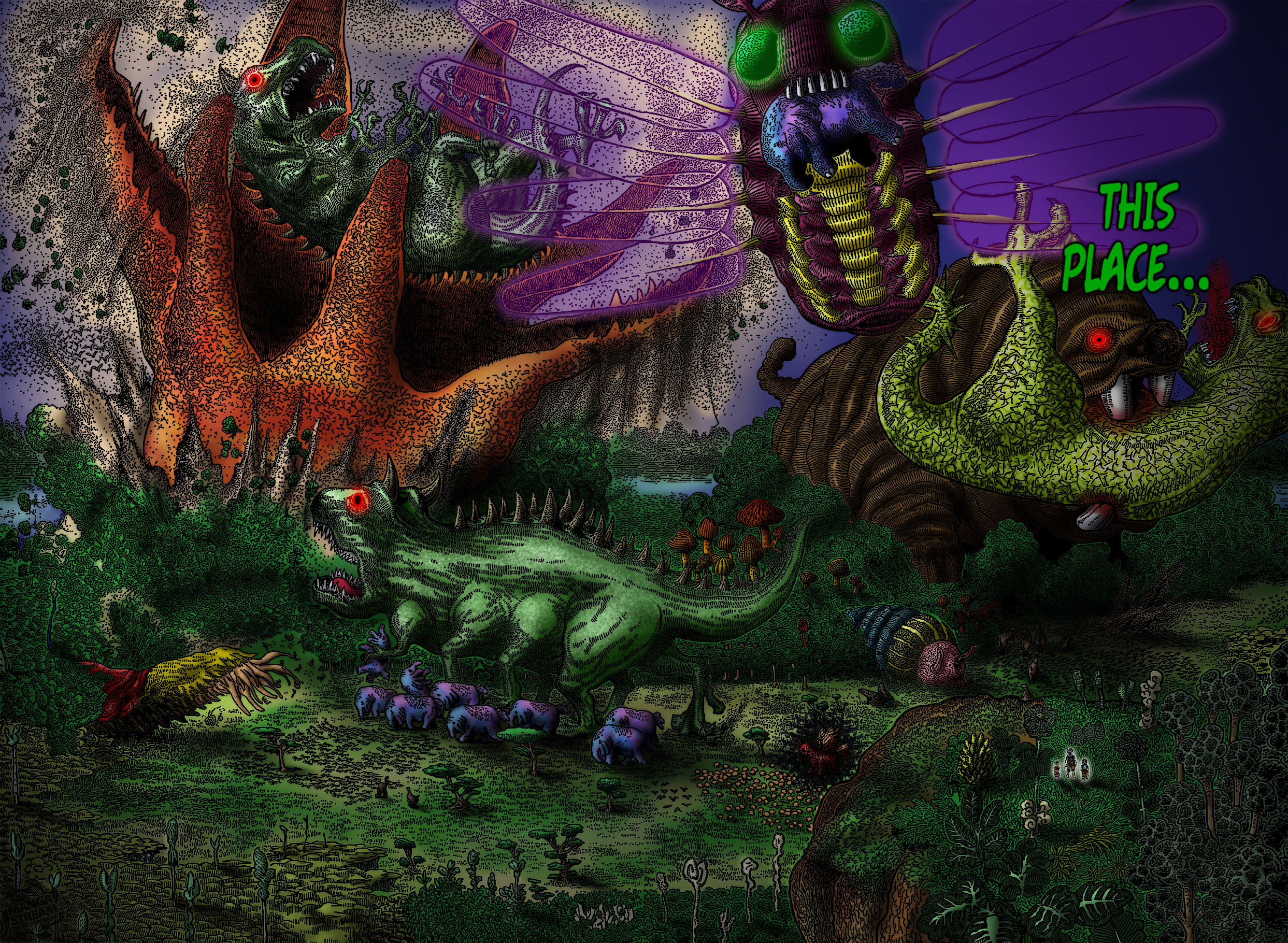 Hunter X Hunter Dark Continent Coloring By Dooperco On Deviantart