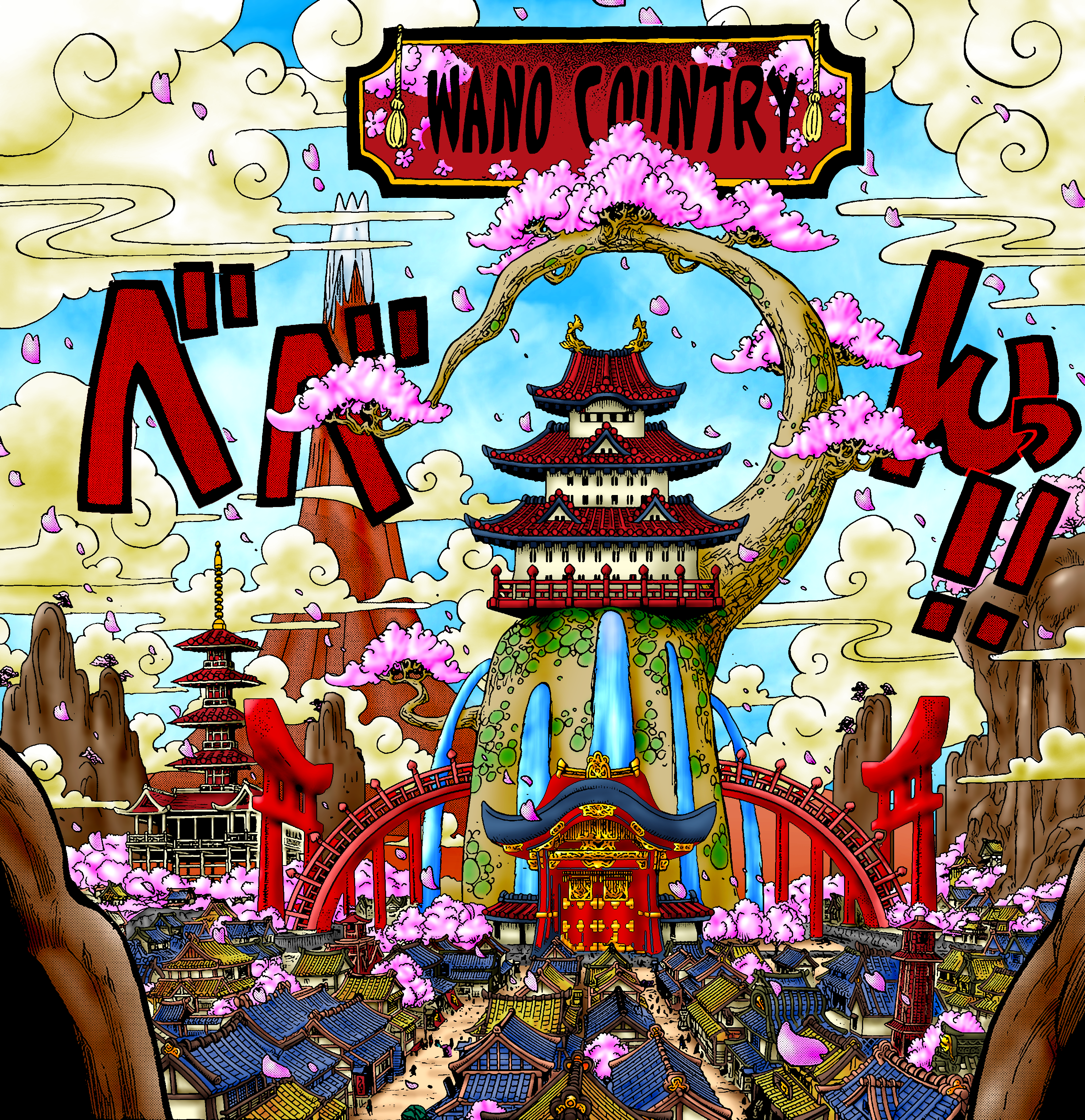 One Piece Coloring Wano Country By Dooperco On Deviantart One Piece Coloring Wano Country By Dooperco On Deviantart
