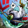 One Piece Coloring - Zoro Oni Giri V2