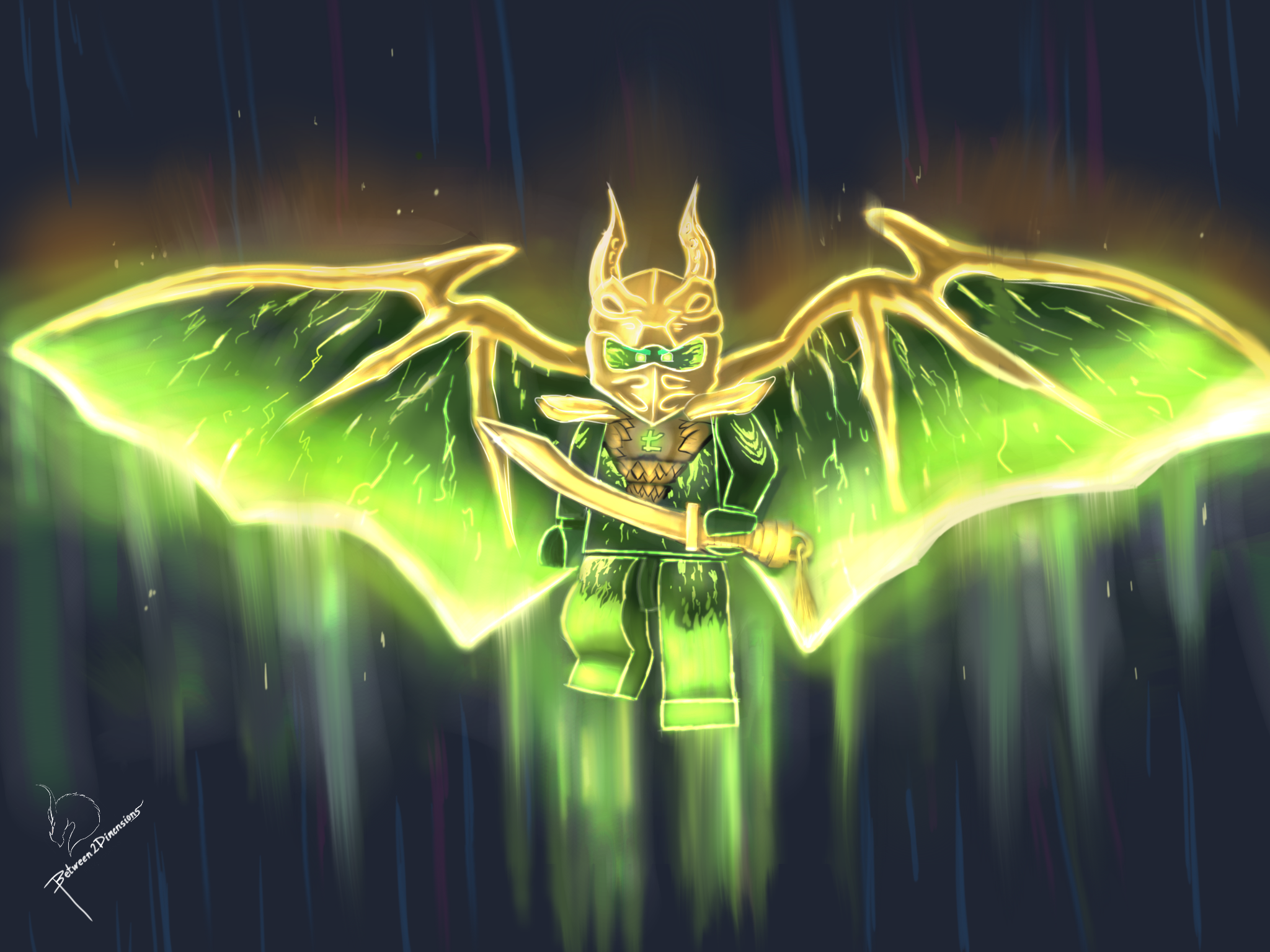 Ninjago Oni Lloyd Wallpaper ninjago-oni-lloyd-wallpaper