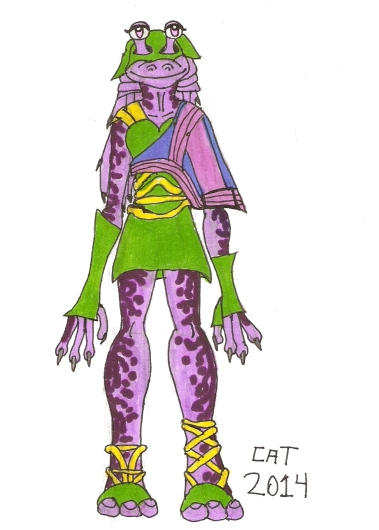 Star Wars/Purple Gungan female by catshere on DeviantArt