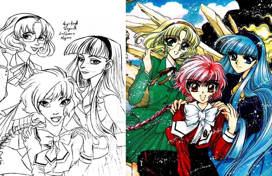 Magic Knight Rayearth Comparative