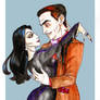 Gomez and Morticia