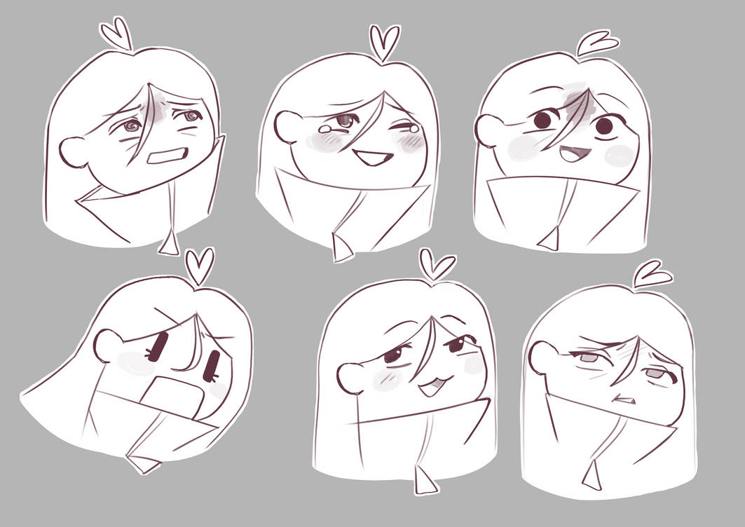 Random Expression Sheet by Mao-Draws on DeviantArt