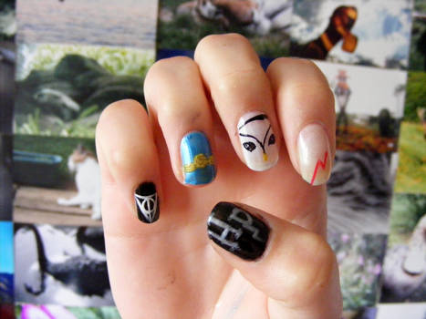Harry Potter House Crests Nail by Talty on DeviantArt