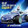 Olaf Join Disney Speedstorm